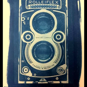 Cianotípia Rolleiflex