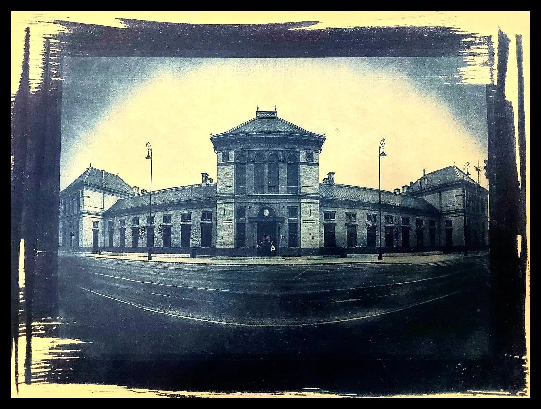 Cianotípia vasútállomás